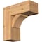 Ekena Millwork Thorton Block Smooth Bracket w/ Offset Brace, Western Red Cedar, 7 1/2"W x 18"D x 18"H BKT0806X18X18THR05SWR - alternate 1